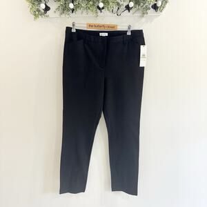 Calvin Klein Plus Size Black Women’s Trousers New Size 14 Straight Leg SH Career